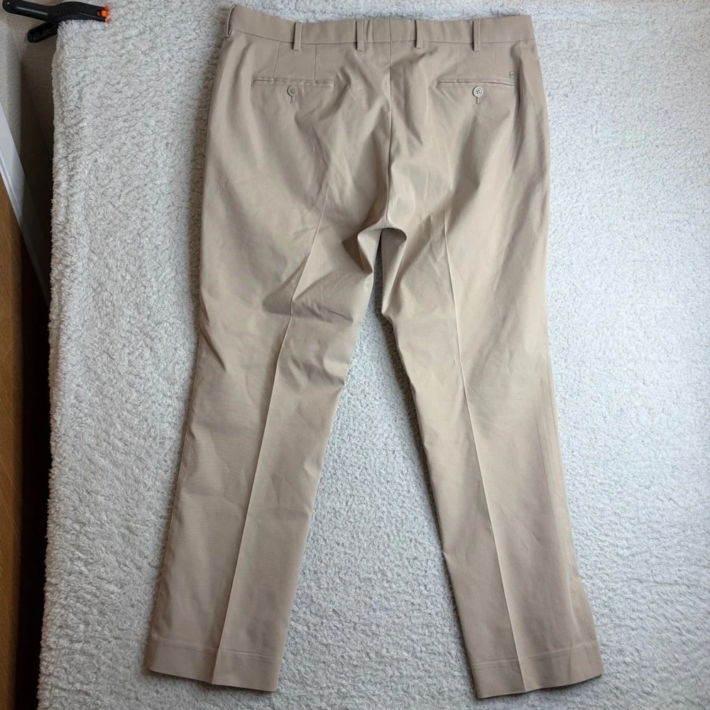 Peter Millar eb66 Classic Fit Pants Mens 38x30 (29) Tan Performance Golf Chino